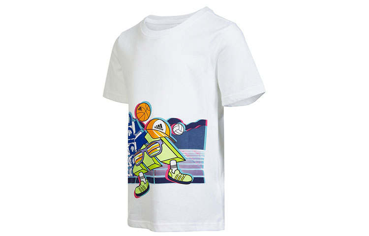 Adidas Adidas Grade School T Shirts Crew Neck Moderate
