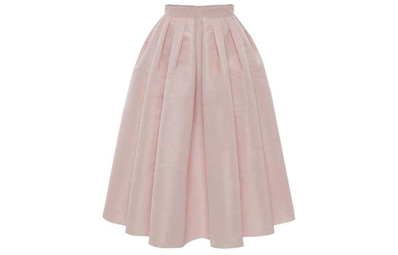 Alexander McQueen SS23 Casual Long Skirt Women's Light Pink