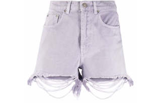 Golden Goose 【Previous Season】ripped-hem high-waisted shorts