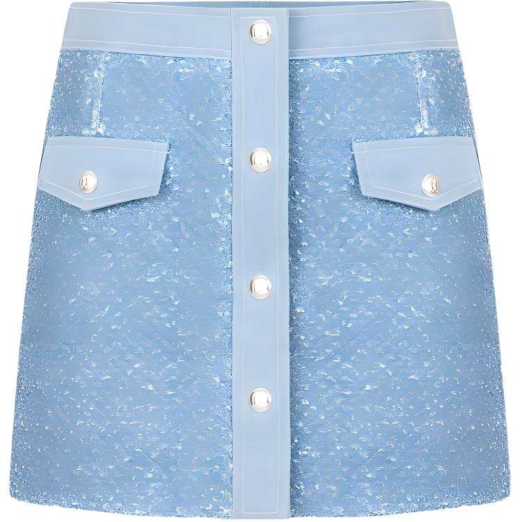 KARL LAGERFELD / Karl Lagerfeld Jeans Casual Short Skirts Women's Blue
