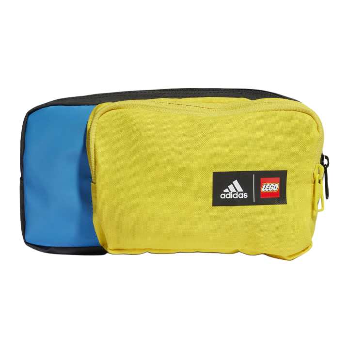 Adidas Adidas TPE Laminated Fanny Pack Men's Black & Yellow & Shock Blue