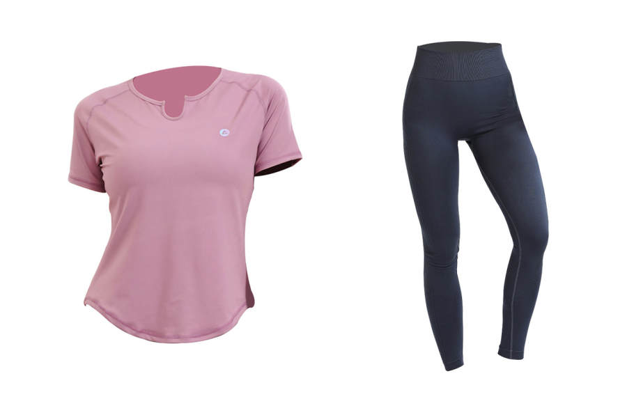 PEAK Fitness Sets Women's Crew Neck Thin