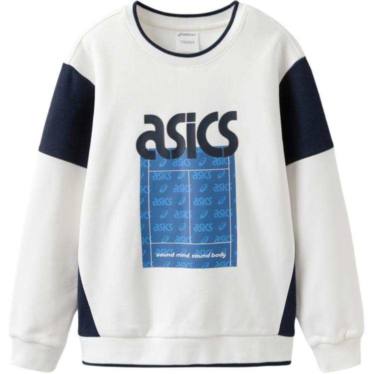 Asics Sweatshirt Sports Performance Raw White Teenagers