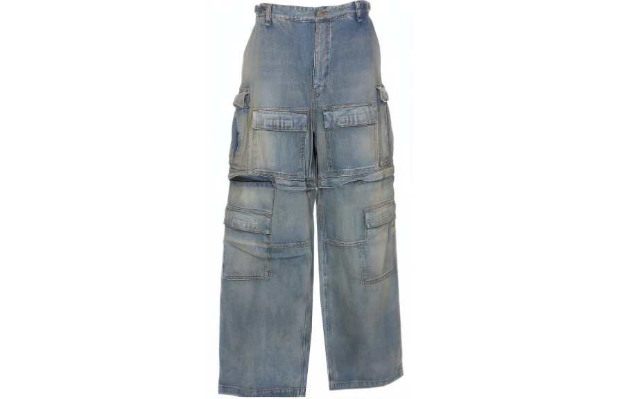 Balenciaga Cargo Wide-leg Jeans