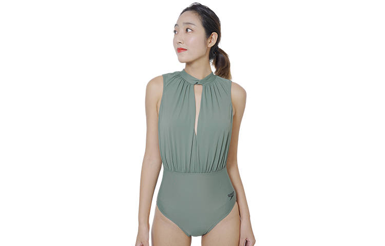 Speedo One Piece Swimsuits Women's Olive