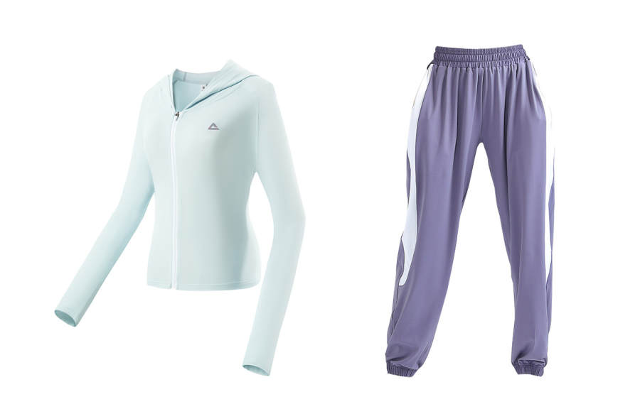 PEAK Fitness Sets Women's Crew Neck Thin