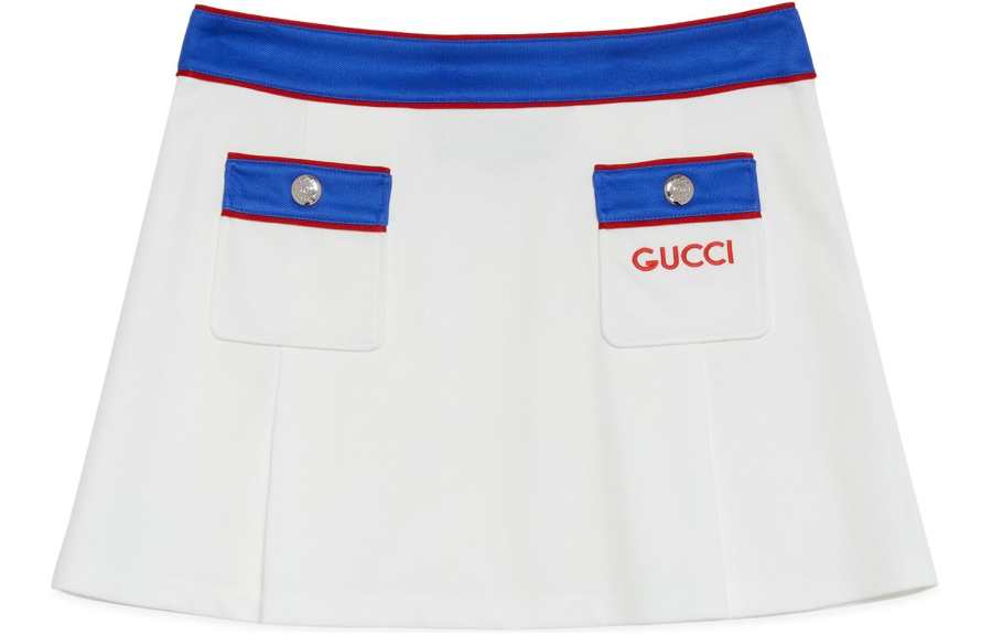 GUCCI SS24 Casual Short Skirts Women's Ecru