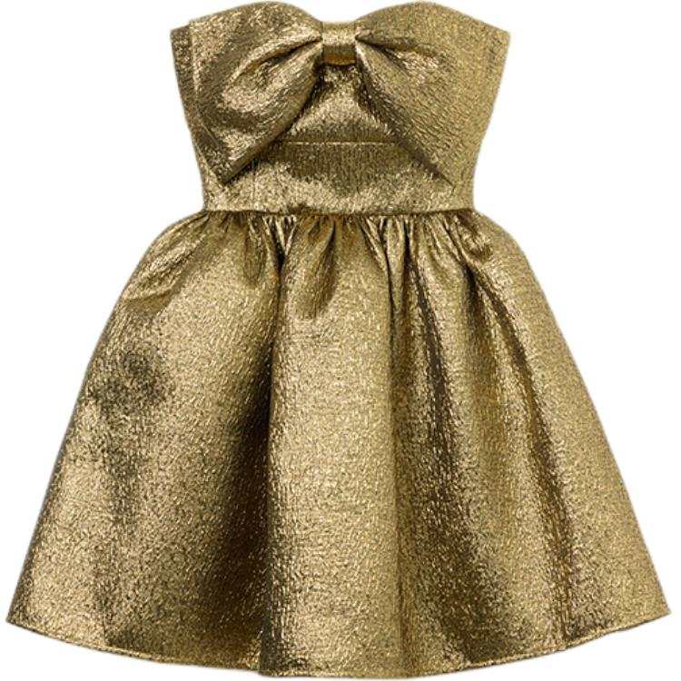 Self-portrait Metallic Midi Dress