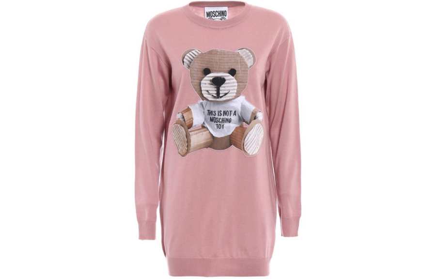 MOSCHINO Long Sleeved Dress Women's Pink