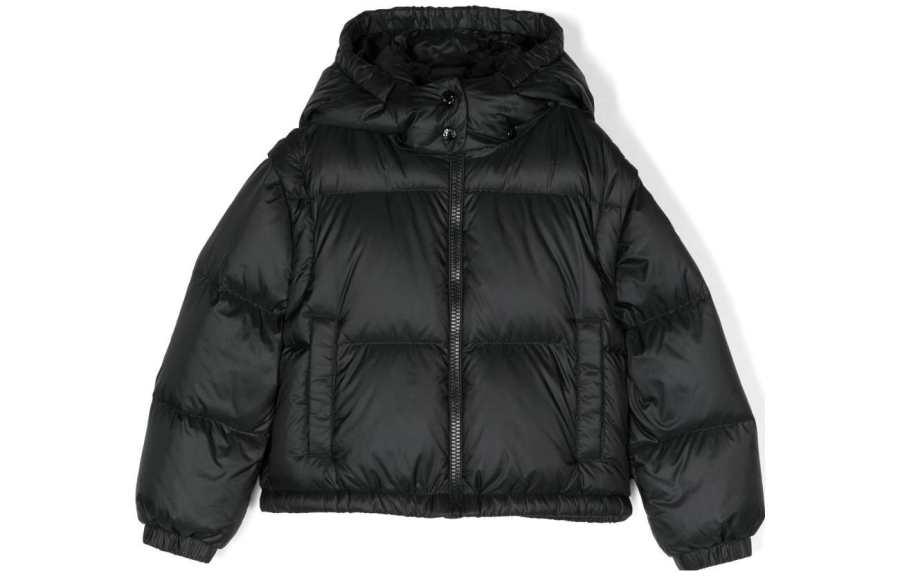 Moncler Moncler Down Jacket Black Kids'