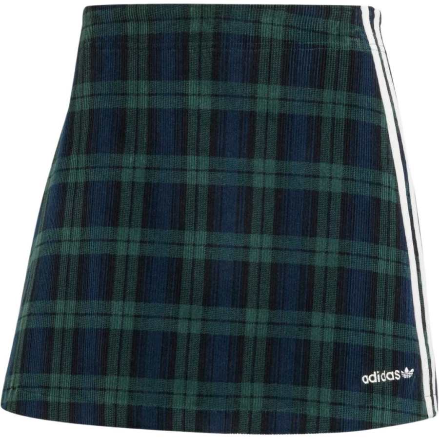 Adidas Originals Corduroy Tartan Skirt
