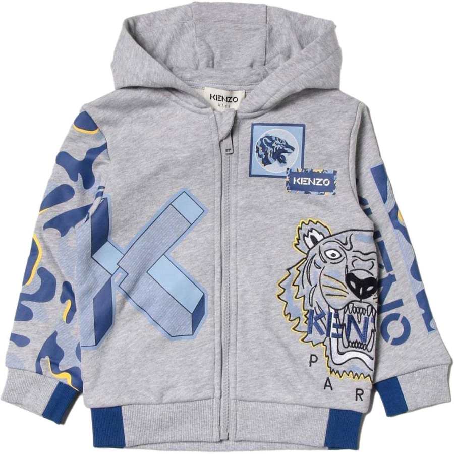 KENZO KENZO Sweatshirt Jacket Boy Gray Kids'