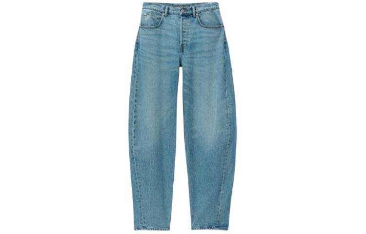 Alexander Wang Alexander Wang Oversized Rounded Low Rise Jean Classic Light Indigo