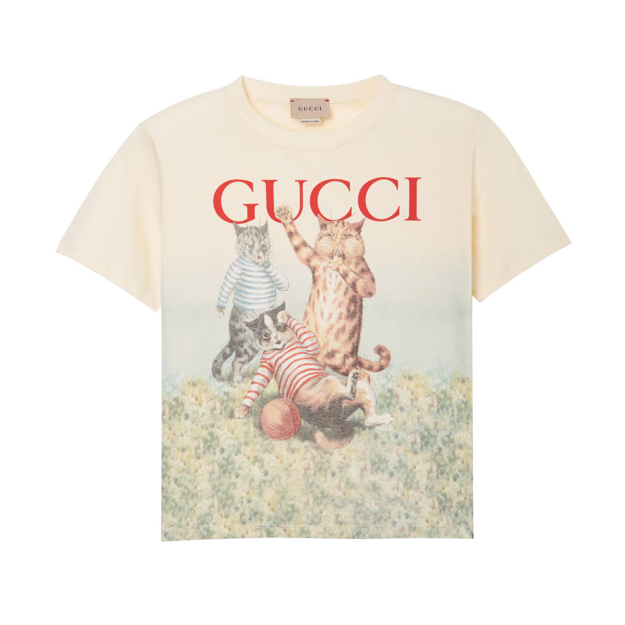 GUCCI Kids T Shirts Crew Neck Moderate