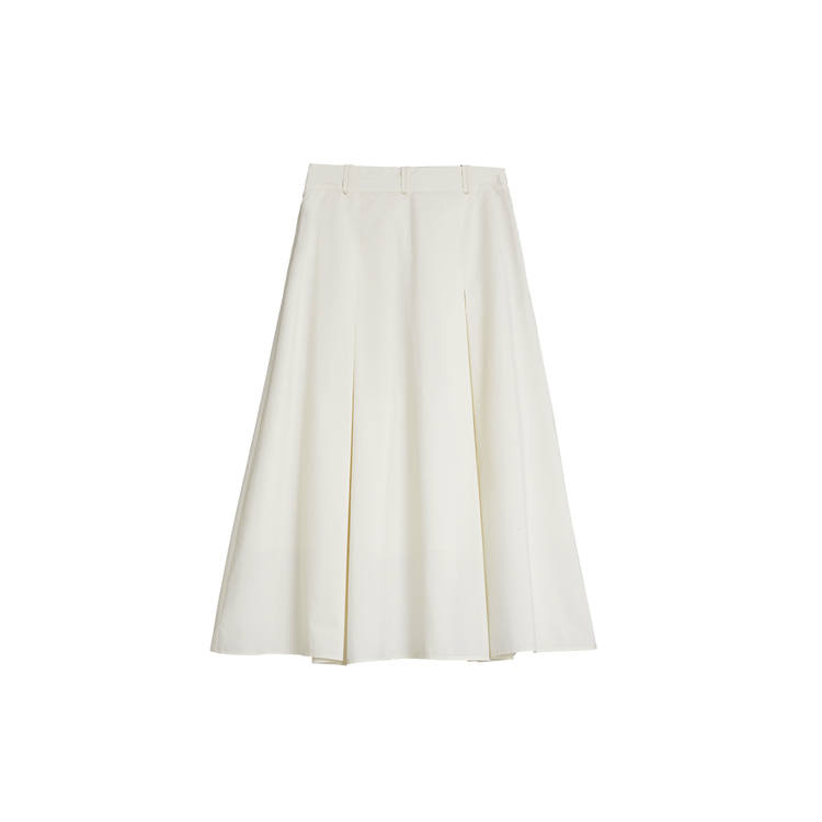 ELLE Casual Long Skirt Women's Ecru