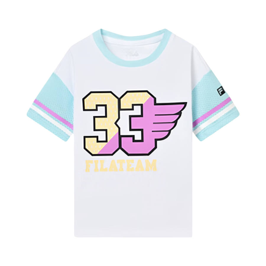 FILA KIDS T Shirt Jade White Children Aged 3 7 Years Old