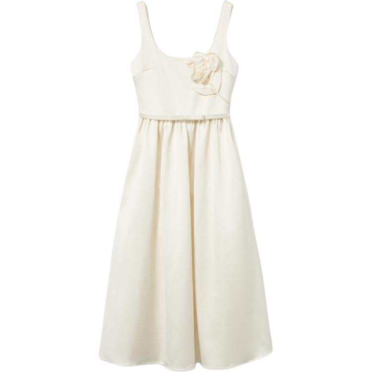 Self-portrait Self portrait Slip Dress Women's Ivory White