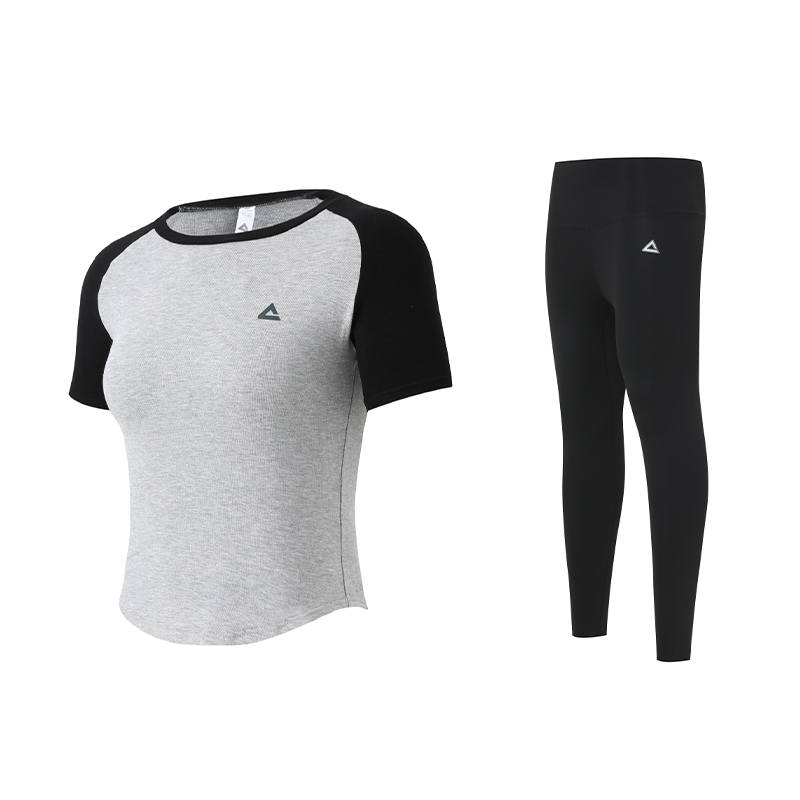 PEAK Fitness Sets Women's Crew Neck Thin