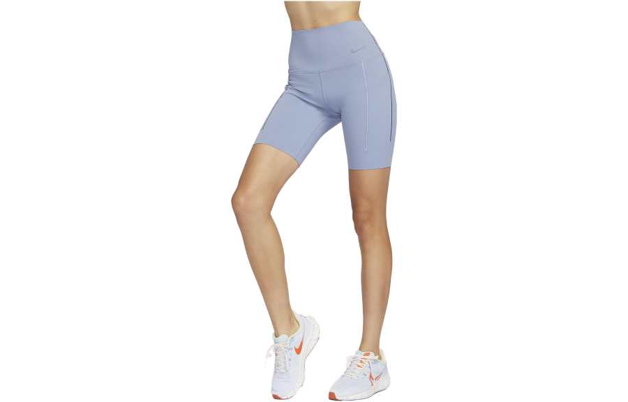 Nike Nike Sports Shorts Women's Gray Slate Blue Moderate Tight Pants