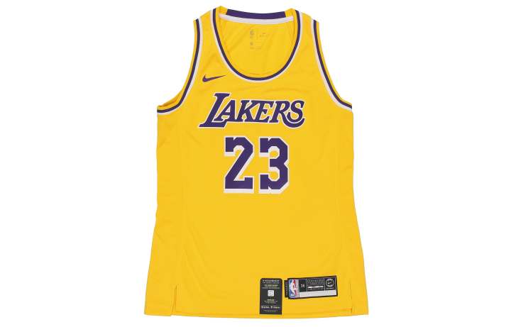 Nike Nike LeBron James Icon Edition Basketball Jersey Women's Yellow