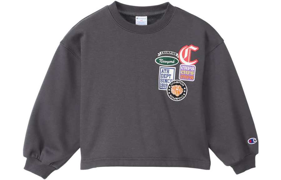 Champion Kids Sweatshirts Crew Neck Thickened