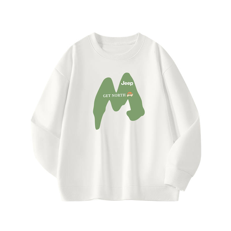 Jeep Grade School Sweatshirts Crew Neck Moderate
