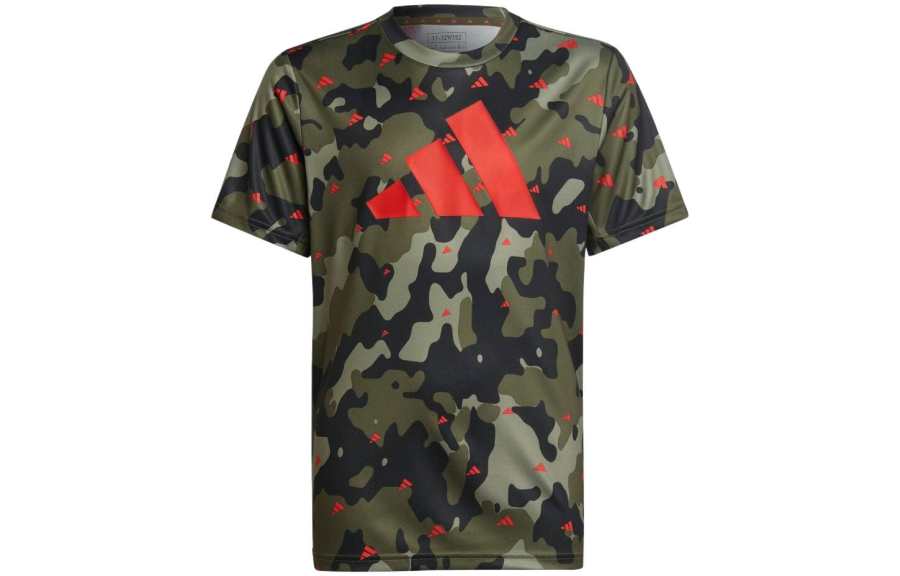 Adidas Adidas T Shirt Olive Green Teenagers