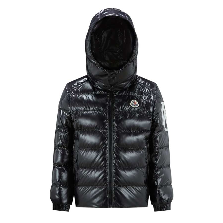 Moncler Moncler Down Jacket Black Kids'
