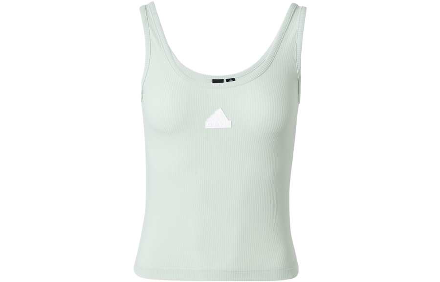 Adidas Adidas Sleeveless Sports Shirts Women's Linen Green Other
