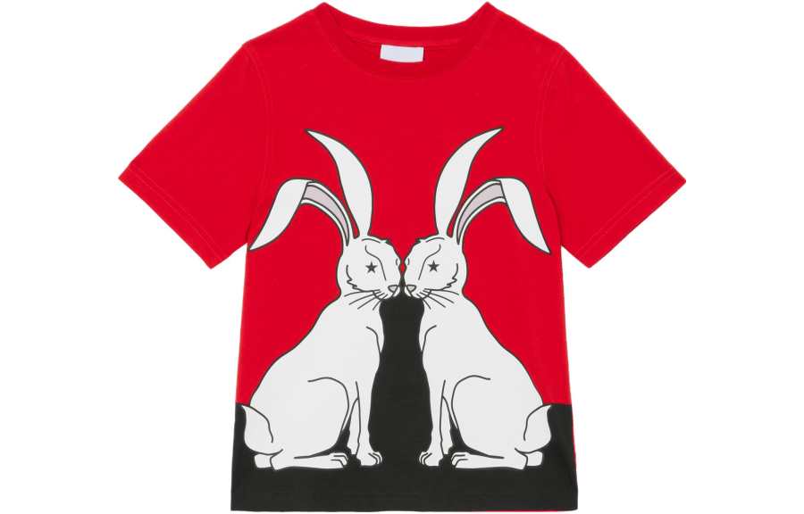 Burberry T Shirt SS23 Red Kids'