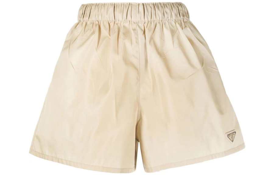 PRADA 【Previous Season】Re-Nylon triangle-logo shorts
