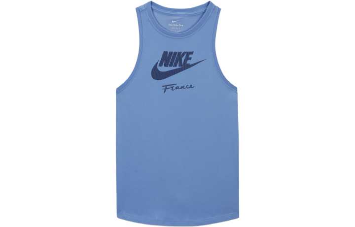 Nike Nike Sleeveless Sports Shirts Women's Blue Other