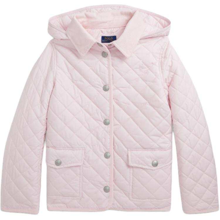 Polo Ralph Lauren Padded Jacket SS24 Light Pink Children Aged 3 7 Years Old