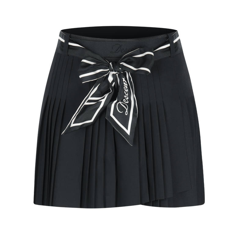 DESCENTE Field Casual Short Skirts Women's Moderate Short Pleated Skirt