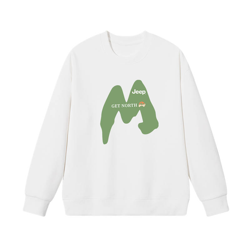 Jeep Grade School Sweatshirts Crew Neck Moderate