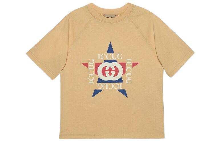 GUCCI Kids T Shirts Crew Neck Moderate