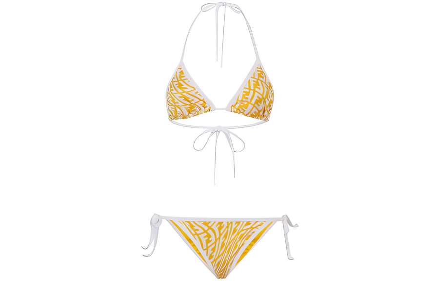 FENDI Bikinis Women's Yellow Thin
