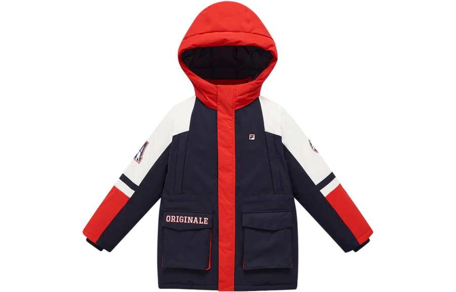 FILA KIDS Grade School Down Jackets Hooded Moderate