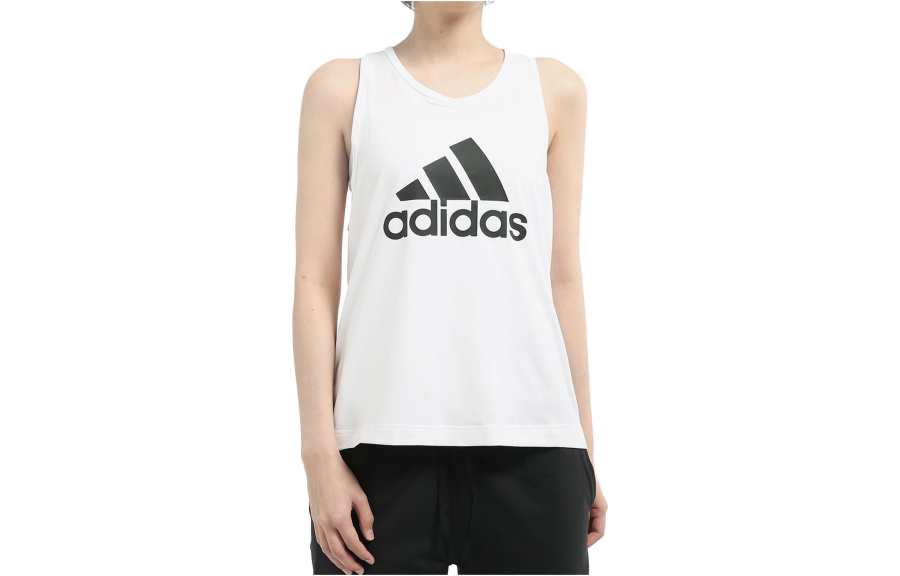 Adidas Adidas Sleeveless Sports Shirts Women's White Other