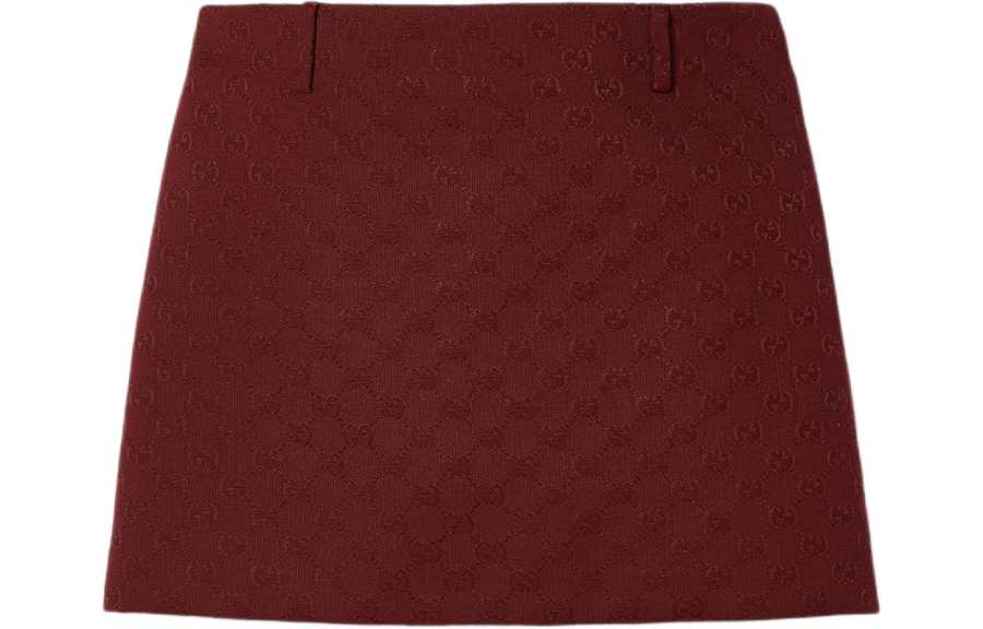 GUCCI SS24 Casual Short Skirts Women's Red