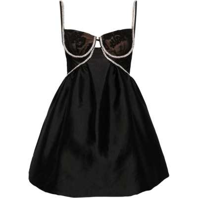 Self-portrait Self portrait Diamante Taffeta Mini Dress