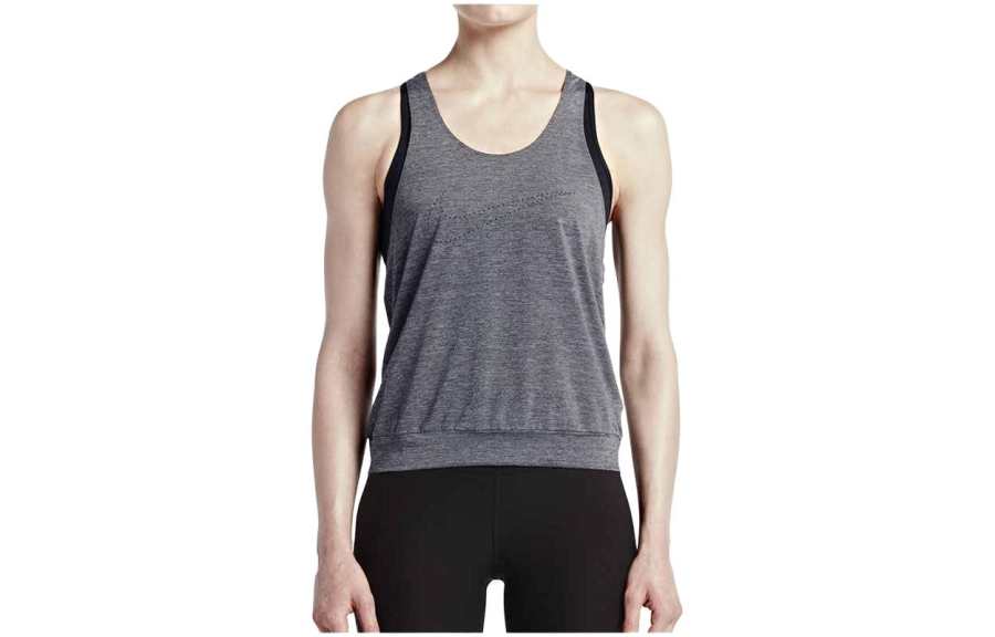 Nike Nike Fitness Clothing Women's Gray Moderate