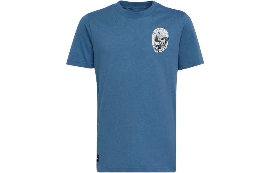 Adidas Originals x ×DISHINI,LIANMINGKUAN DISNEY MICKEY And FRIENDS TEE T Shirt Altered Blue Teenagers