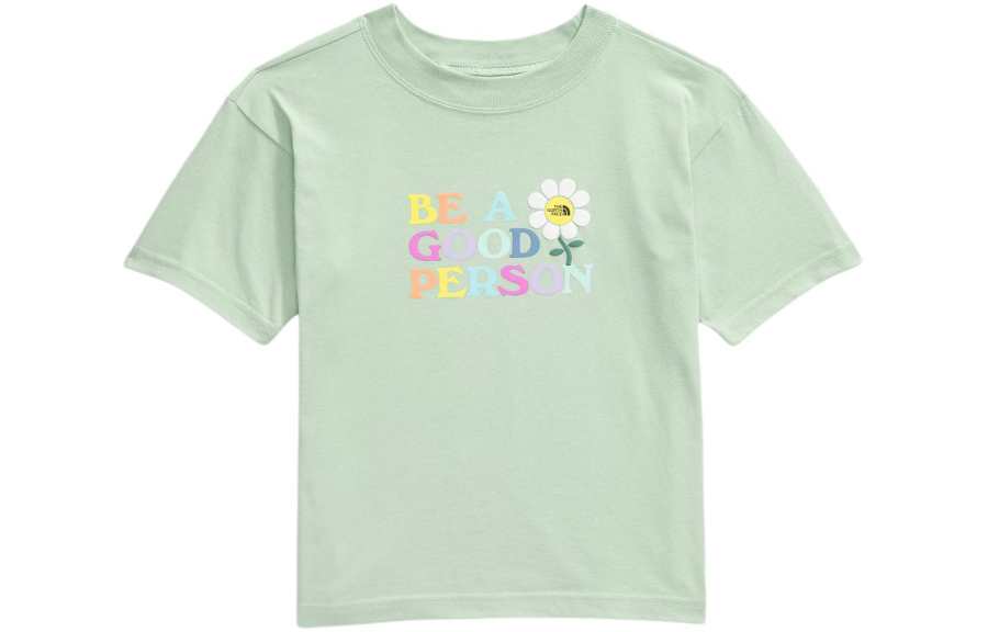 THE NORTH FACE T Shirt Kids' Short Sleeve Graphic Tee Lime Green Kids'
