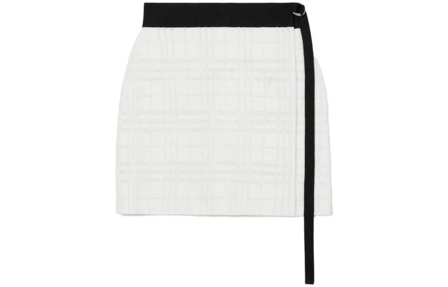 Burberry Vintage Check jacquard wrap miniskirt
