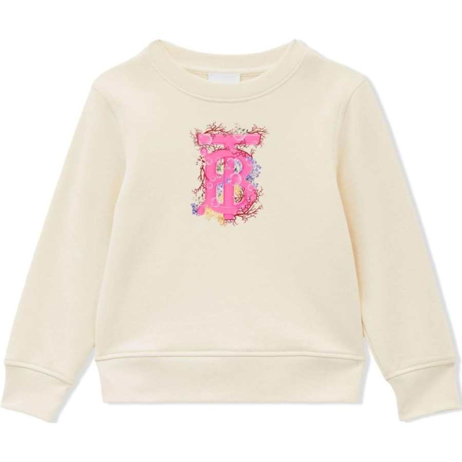 Burberry Sweatshirt SS23 Ecru Kids'