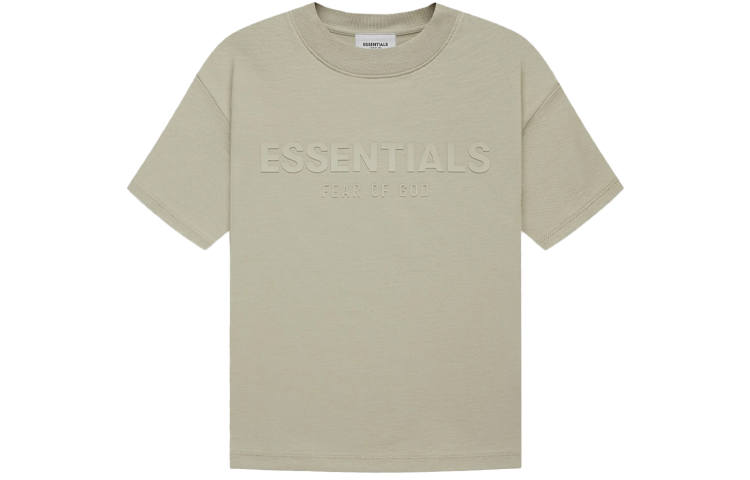 Fear Of God Essentials FW21 T Shirt Kidss S/S Tee Pistachio Green Kids'