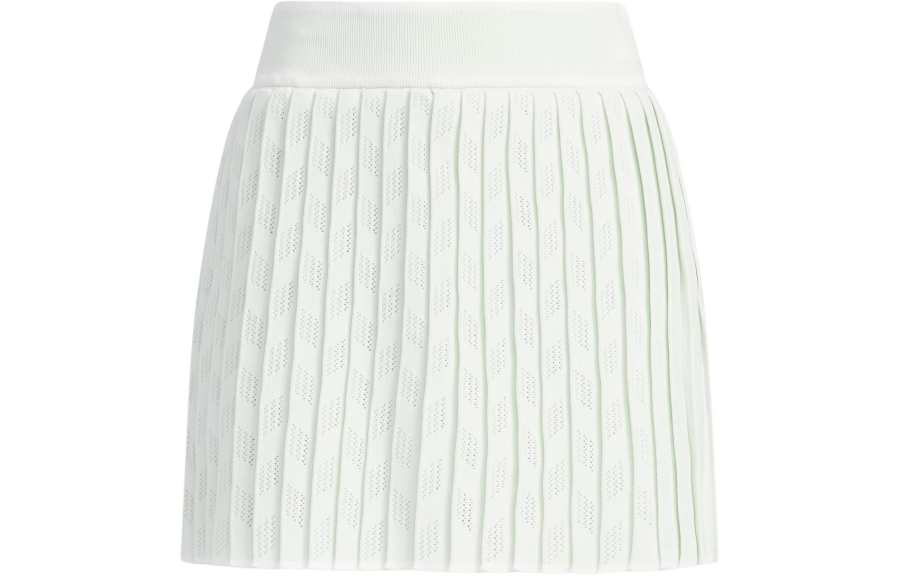 Adidas Adidas Primeknit Pleated Skirt Casual Short Skirts Women's Light Green