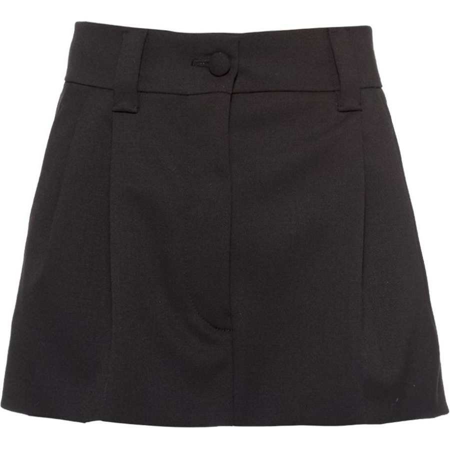MIU MIU Casual Short Skirts Women's Black