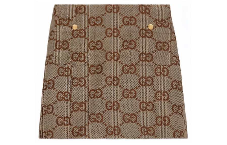 GUCCI SS24 Casual Short Skirts Women's Beige